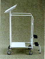 TS/214 Two Tub Trolley with Clipboard and Step