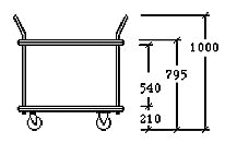 "NF" Series 2 Tier Trolley