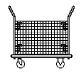 "NF" Series Wire Bin Trolley